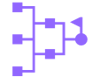 Flagged Branching Icon