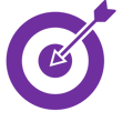 Icon - Target Purple