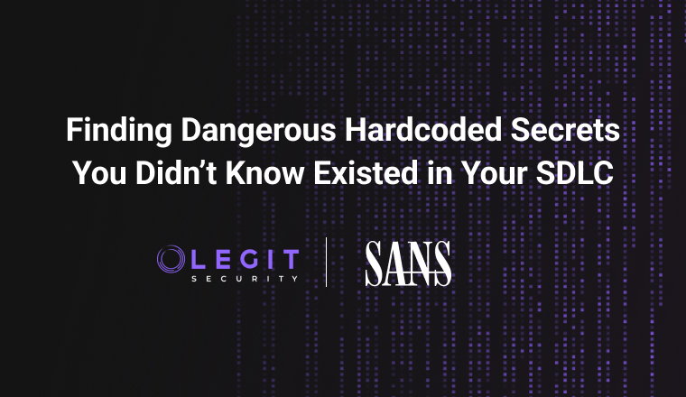 Finding Dangerous Hardcoded Secrets You Dont Know Exist In Your SDLC | SANS