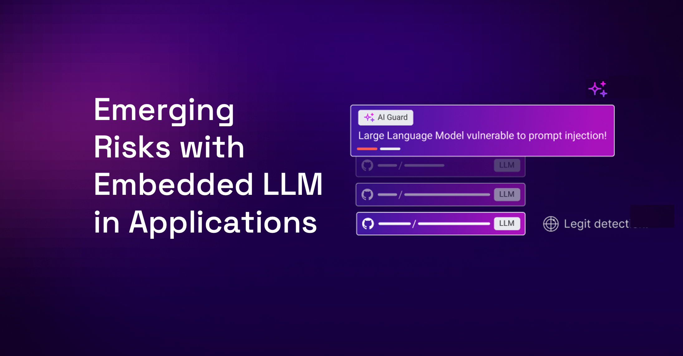 Emerging Risks with Embedded LLM in Applications