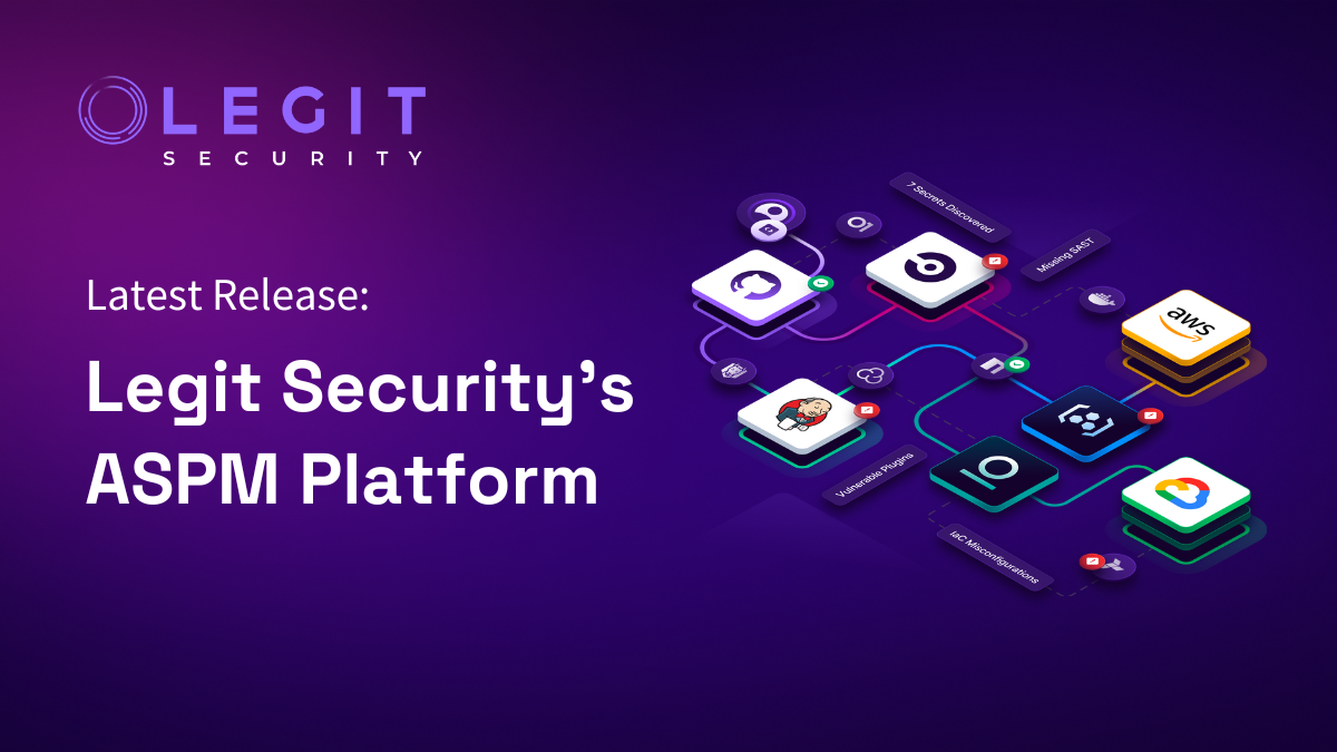Legit Security | Legit Security's ASPM platform offers an enterprise-grade ASPM solution, proven by customers.